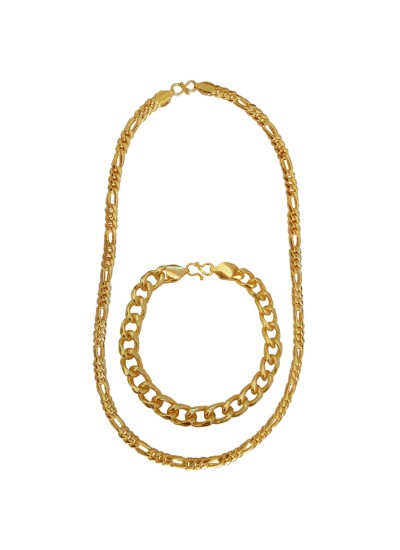 Chain Bracelet Combo Gold Plated